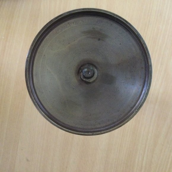 Vintage solid brass twisted spiral candleholder - Picture 5 of 5